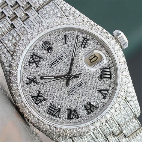 aftermarket diamond rolex for sale|rolex full diamond watch price.